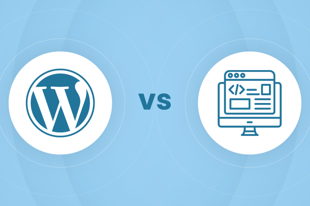 wordpress-vs-custom-website 2025
